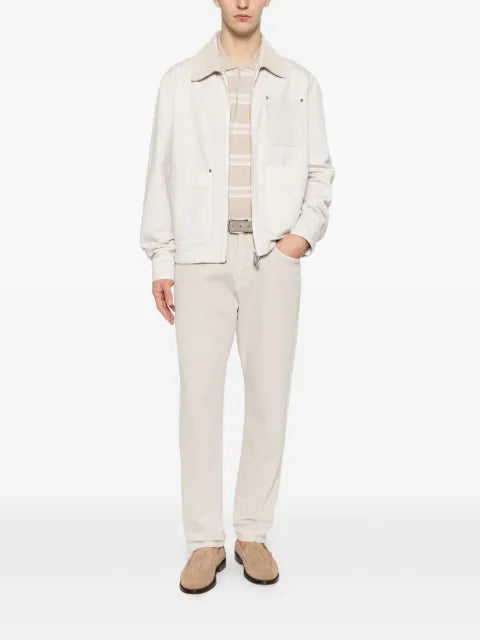 Eleventy collar pocket jacket