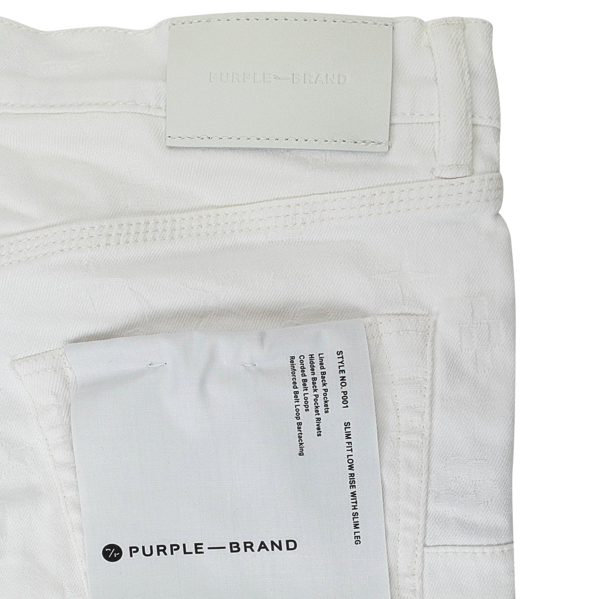 White P001 Slim Fit Skinny Jeans