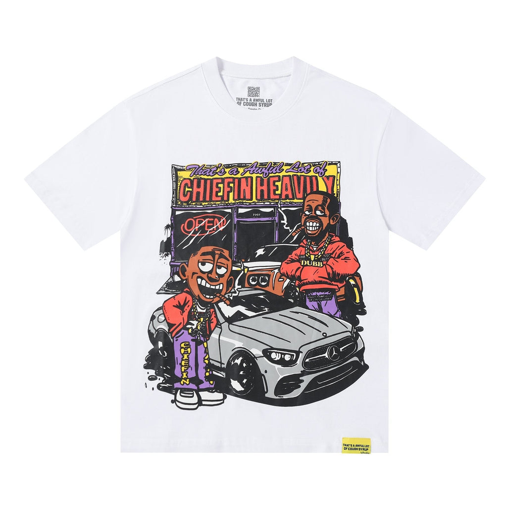 THAT'S A AWFUL LOT OF COUGH SYRUP Cartoon Car Short-Sleeve T-Shirt
